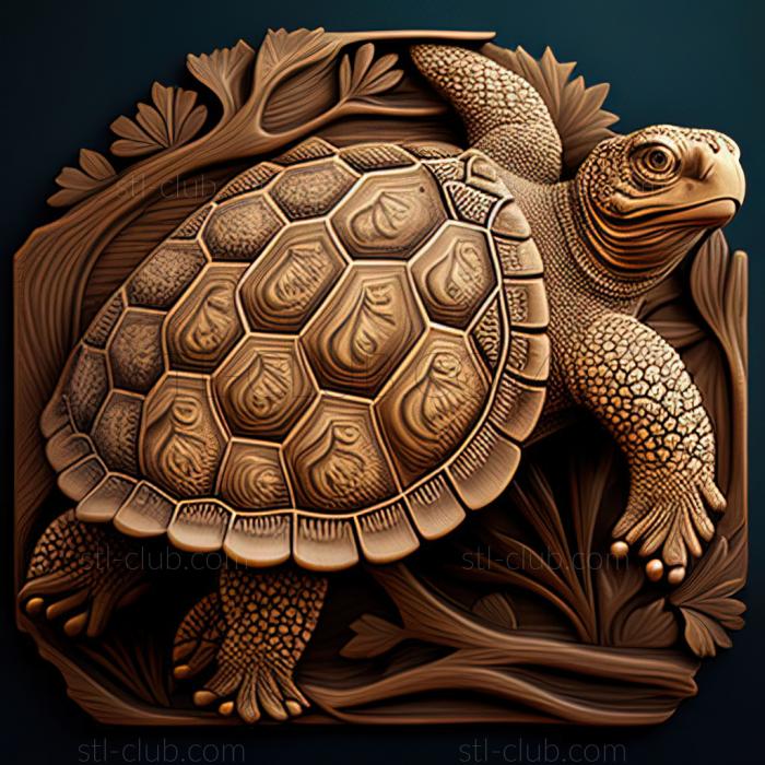 3D model st Harriet turtle famous animal (STL)